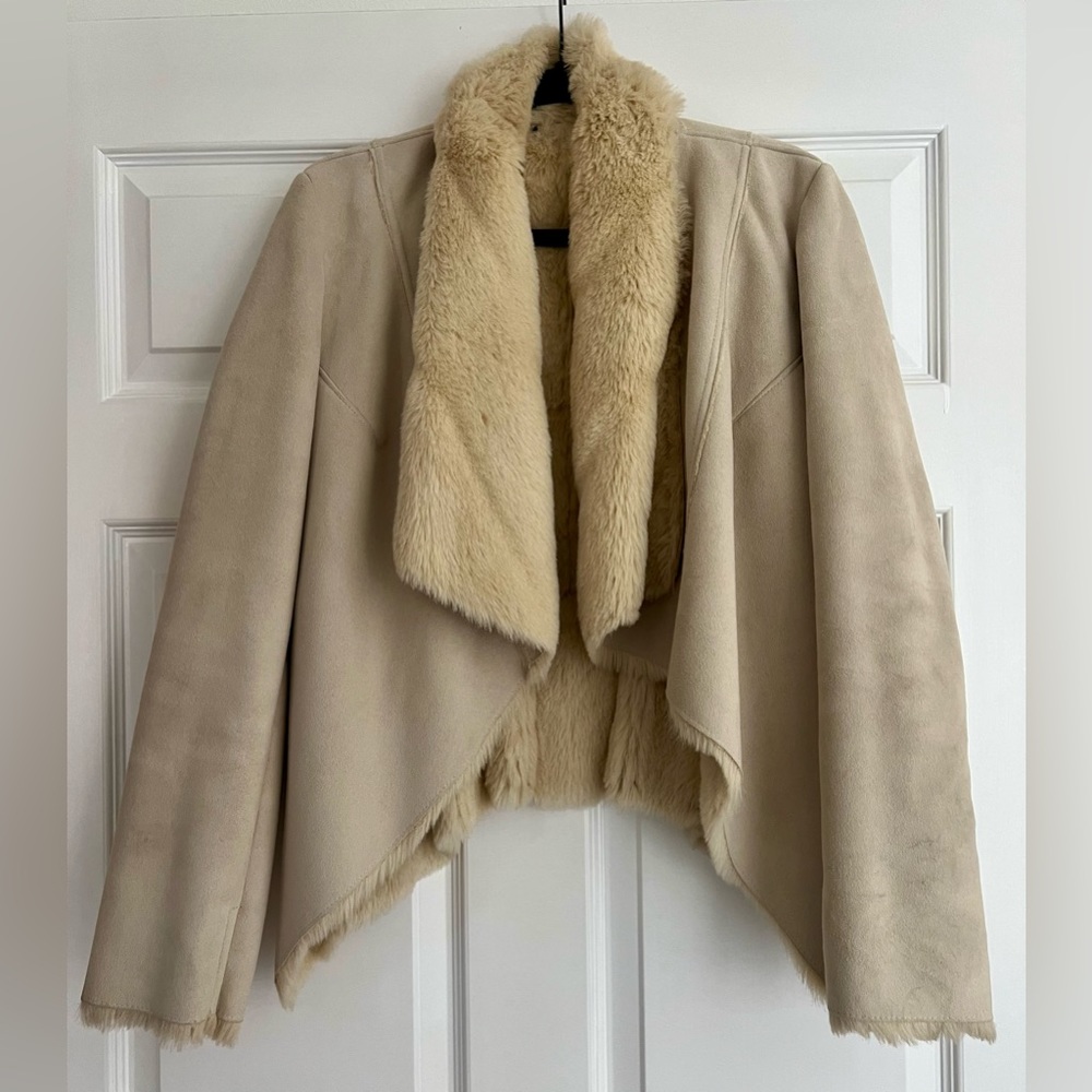 Bebê Reversible Suede / Faux Jacket size:s